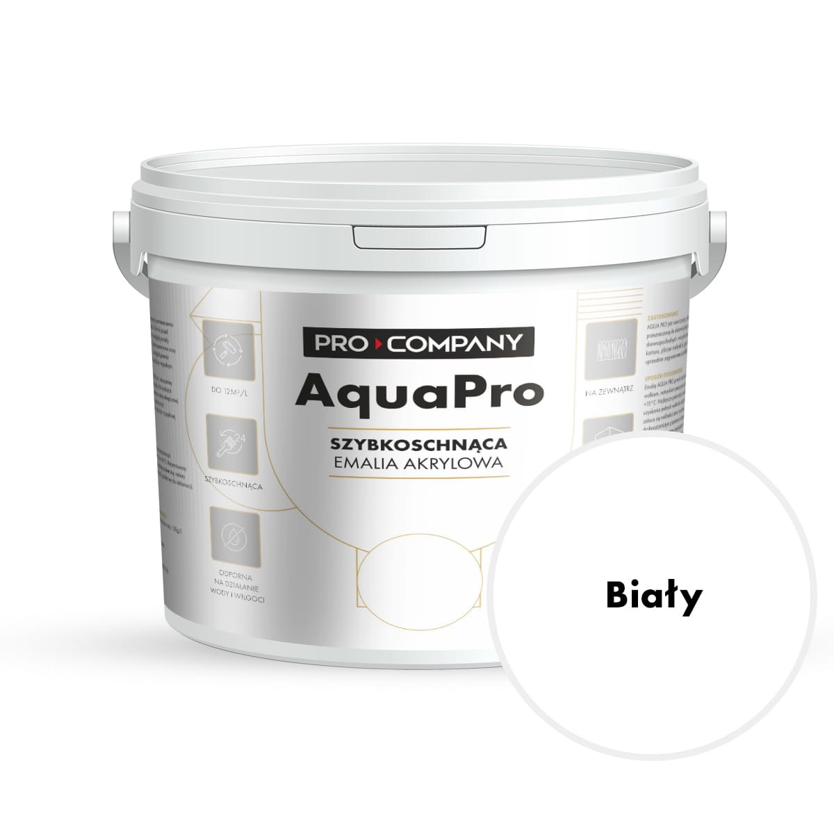 AQUA PRO Emalia Akrylowa Biały