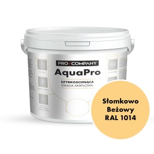 AQUA PRO Emalia Akrylowa  Słomkowo Beżowy RAL 1014