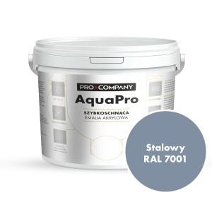 AQUA PRO Emalia Akrylowa Stalowy RAL 7001