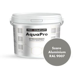 AQUA PRO Emalia Akrylowa Szare Aluminium RAL 9007