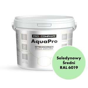 AQUA PRO Emalia Akrylowa Seledynowy Średni RAL 6019